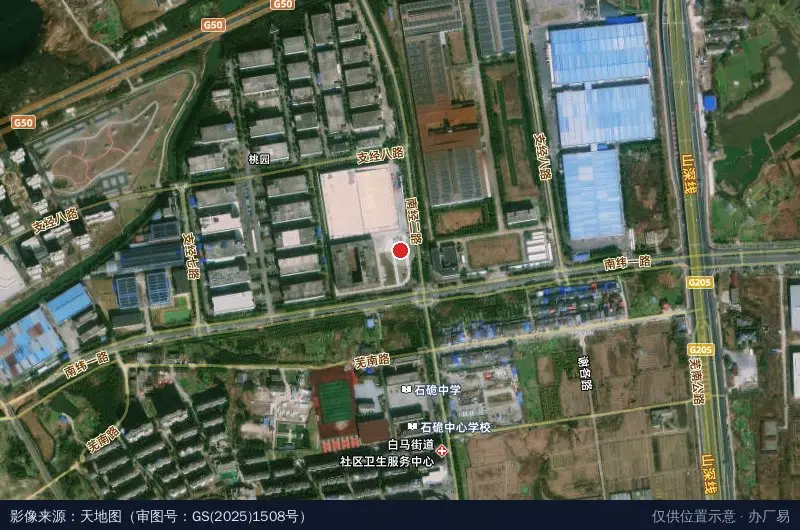 芜湖智能科技产业园项目卫星位置示意图