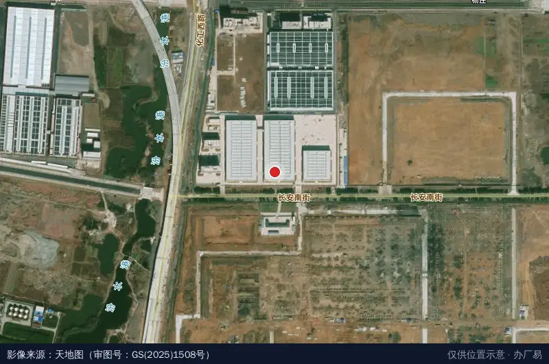 海螺储能装备科技产业园卫星位置示意图