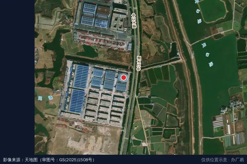南翔农副产品冷链物流配送中心卫星位置示意图