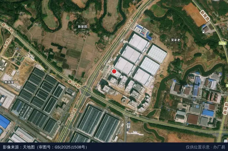南陵经济开发区智能物流装备制造园卫星位置示意图