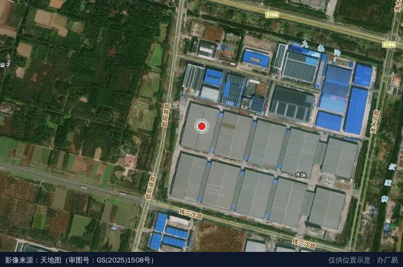安得芜湖东区物流中心(万春湖路)卫星位置示意图