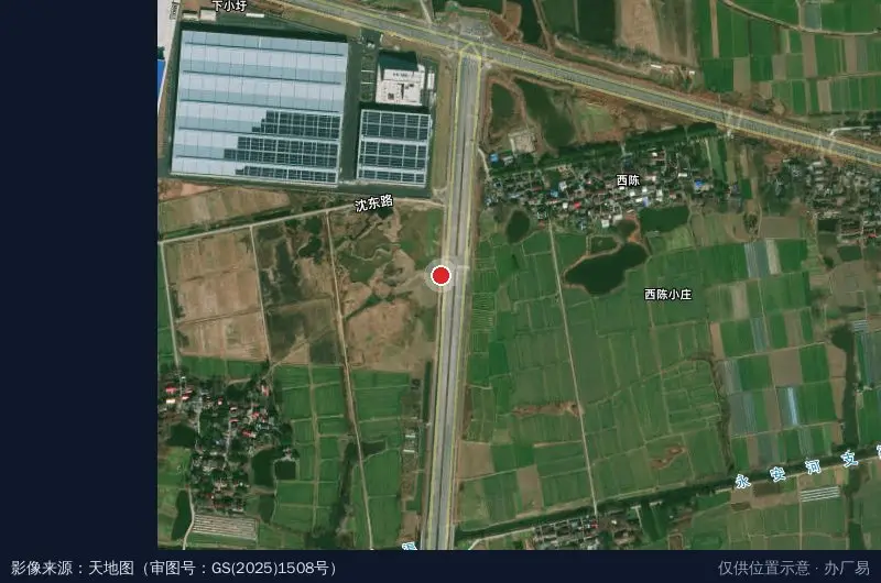 鼎梁新能源汽车零部件智造产业园卫星位置示意图