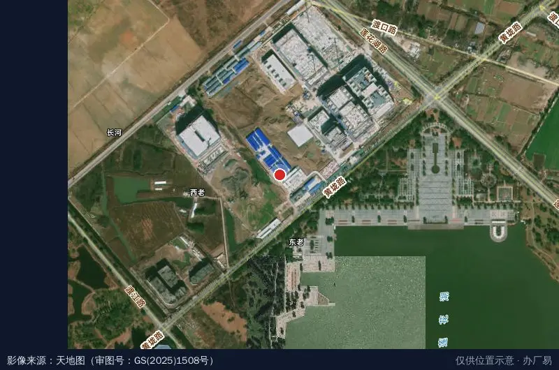 中联芜湖新型算力产业园卫星位置示意图
