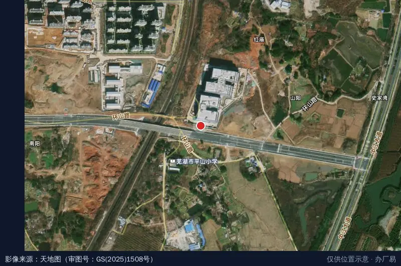 弋江区新型产业园区卫星位置示意图