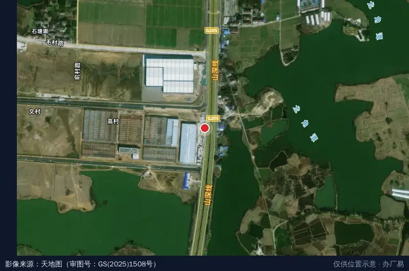 龙潭汽车零部件产业园(建设中)卫星位置示意图