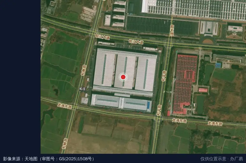 杭萧钢构绿色装配式钢结构智能制造产业基地卫星位置示意图