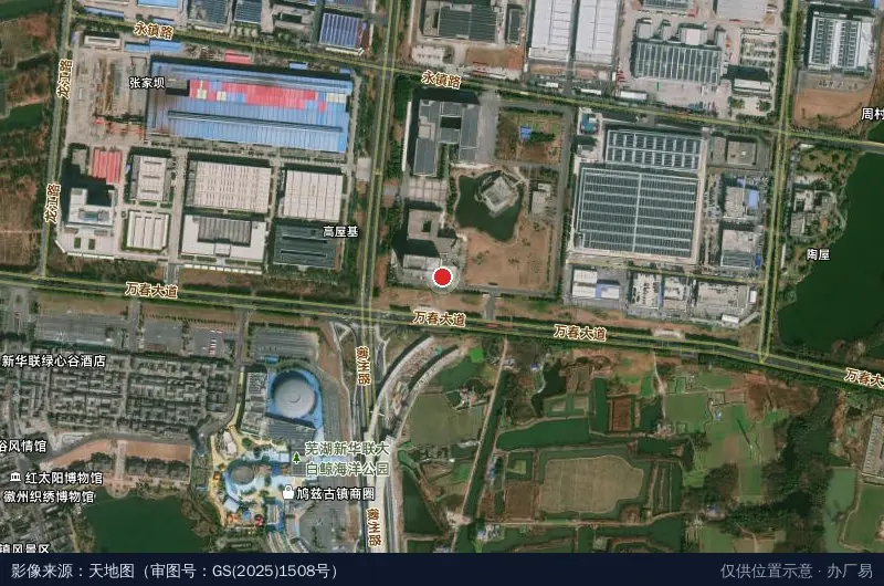 汇峰跨境产业园(自贸区)卫星位置示意图