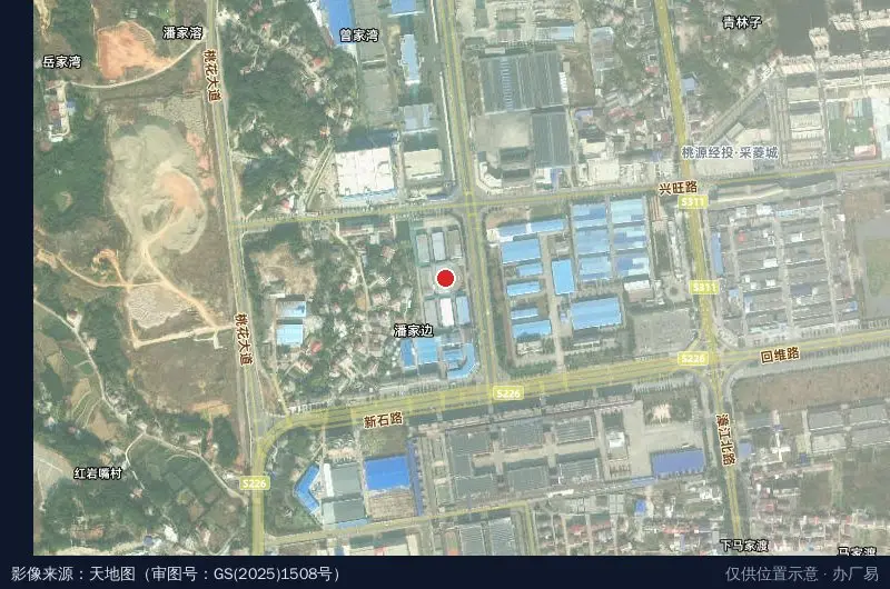 迪文湖南科技园卫星位置示意图