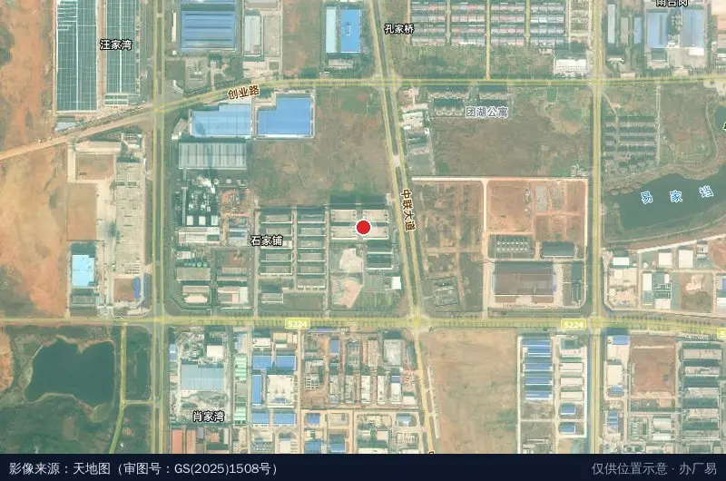 湖南津市医疗器械产业园卫星位置示意图
