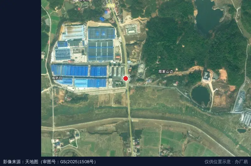 国宗铝业常德智能制造产业园卫星位置示意图