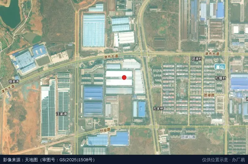 钰兴科技园卫星位置示意图