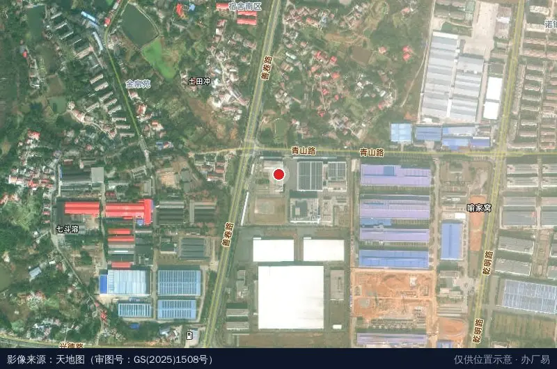 中国中药常德产业园卫星位置示意图