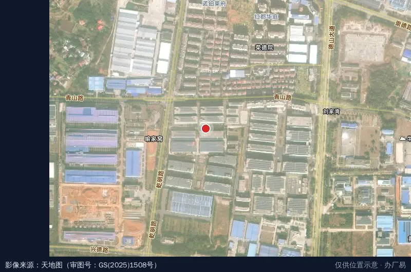 湖南丽云特科技产业园卫星位置示意图