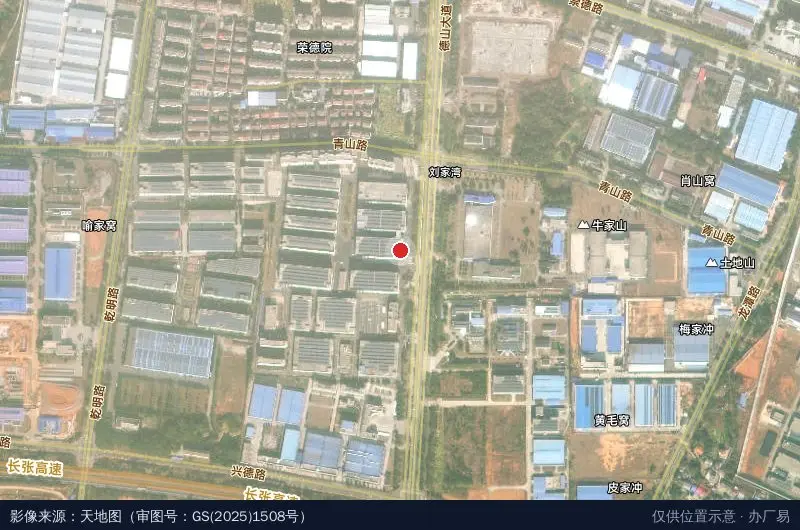 德山智能电子产业园2期卫星位置示意图