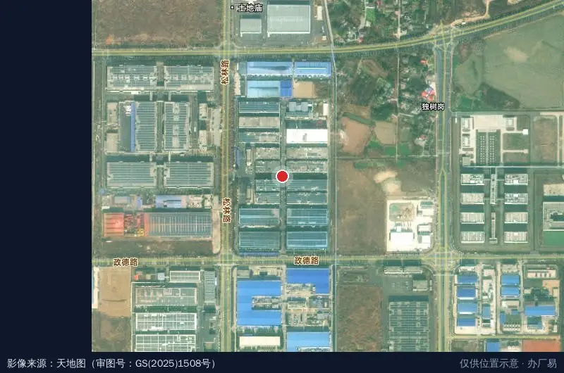 常德表面处理产业园卫星位置示意图