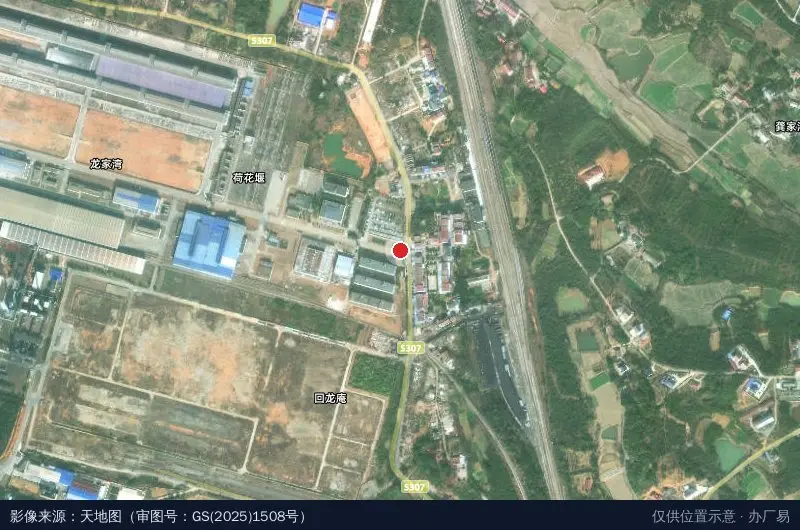 晟通集团常德产业园卫星位置示意图