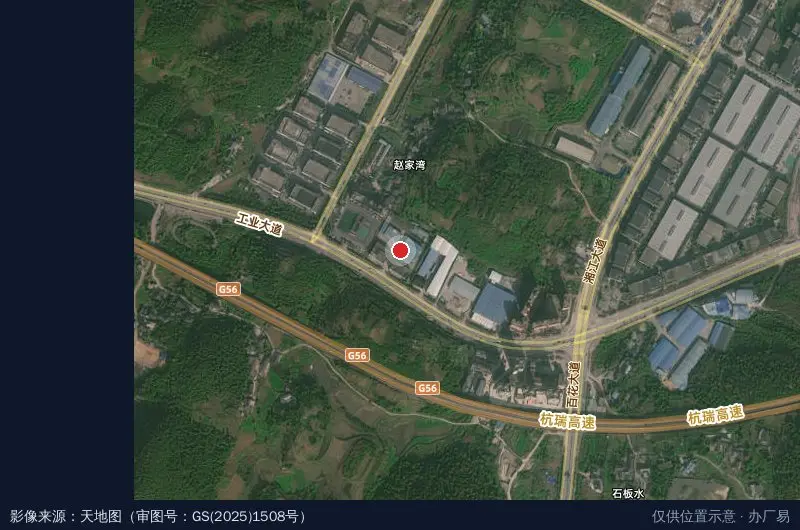 劲锐机械有限公司工程机械智能循环产业园卫星位置示意图