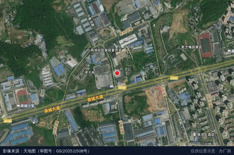贵州湄潭经开区卫星位置示意图
