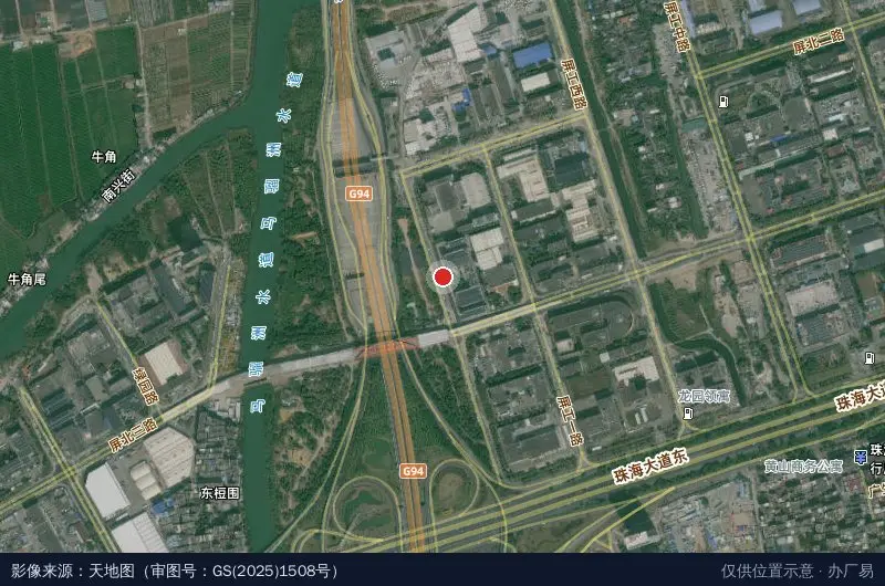 宏光半导体利佳工业园卫星位置示意图