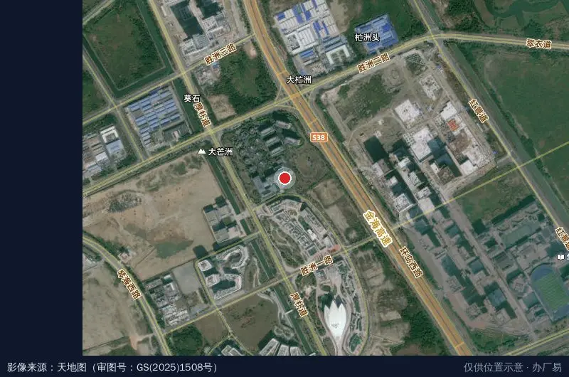 横琴粤澳深度合作区卫星位置示意图