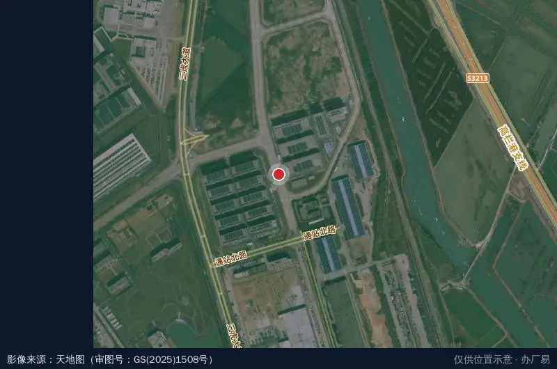 珠海西站电子信息产业园(建设中)卫星位置示意图