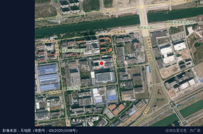 长园智能产业科技园卫星位置示意图