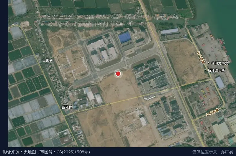 康原美(珠海)科技园投资有限公司卫星位置示意图