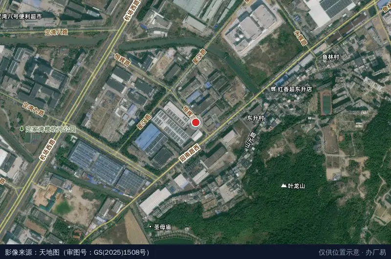 万联智谷(珠海金湾区)产业园卫星位置示意图