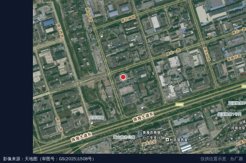 天威科技园南区卫星位置示意图
