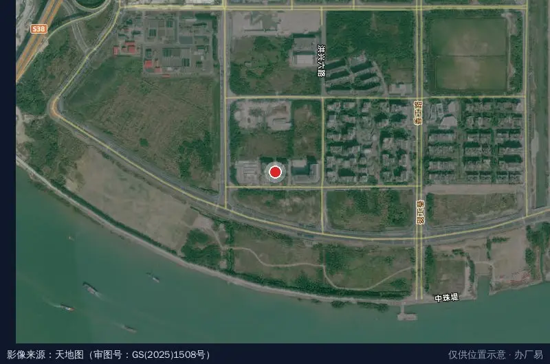 运泰科技园卫星位置示意图