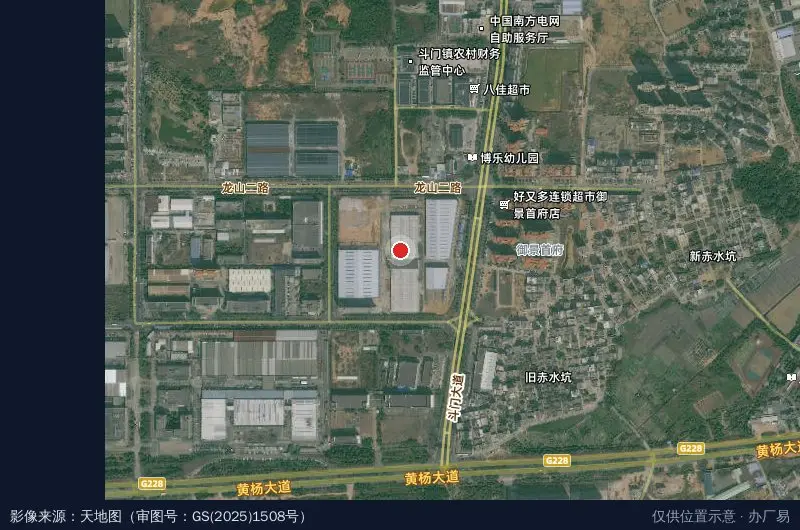 厚华科技产业园(建设中)卫星位置示意图