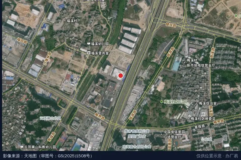 芯烨科创产业园(建设中)卫星位置示意图