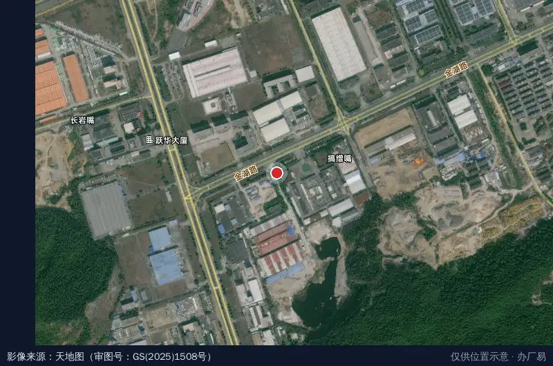富地科技产业园(建设中)卫星位置示意图