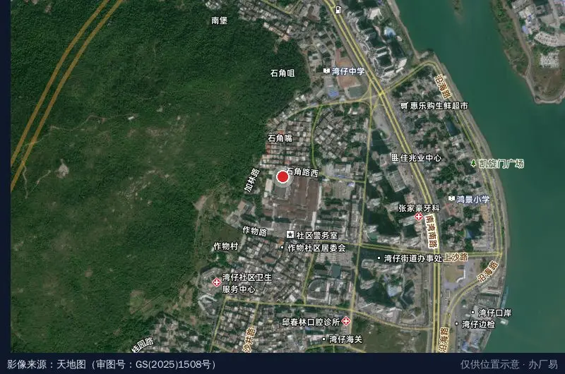 eBuy物流园仓库卫星位置示意图
