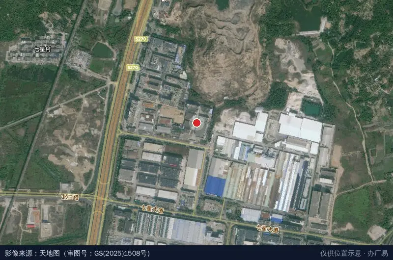 卓胜环保产业园·C区卫星位置示意图