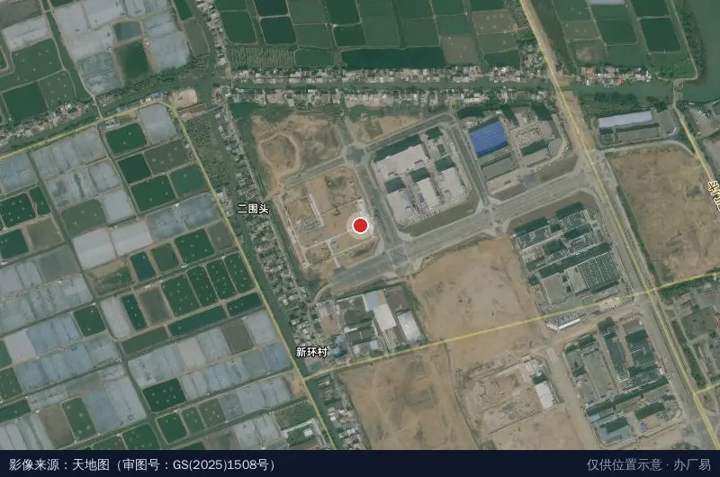 珠海绿瑞源预制菜产业园卫星位置示意图