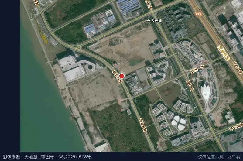 中国建筑一局集团琴澳创新产业园一期项目卫星位置示意图