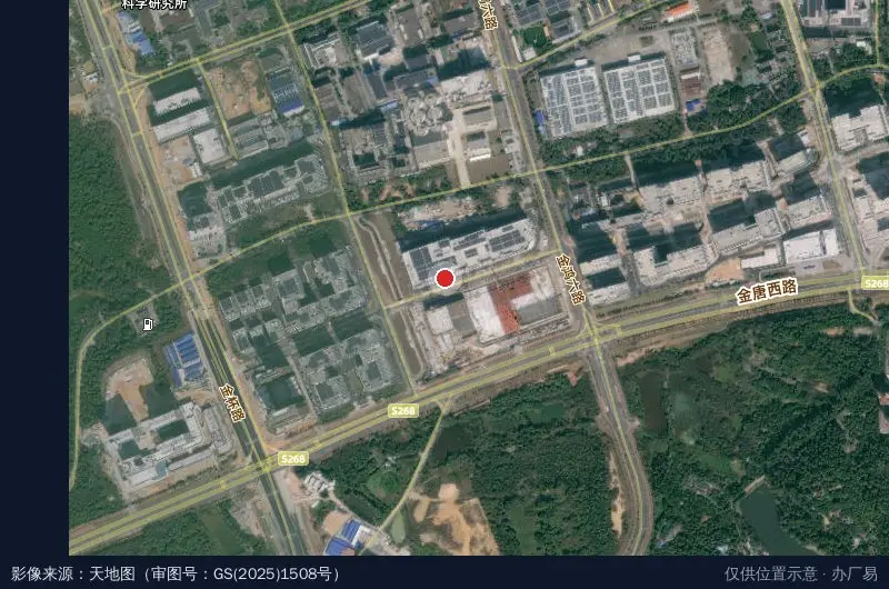 香洲区先阳新能源储能产业基地卫星位置示意图