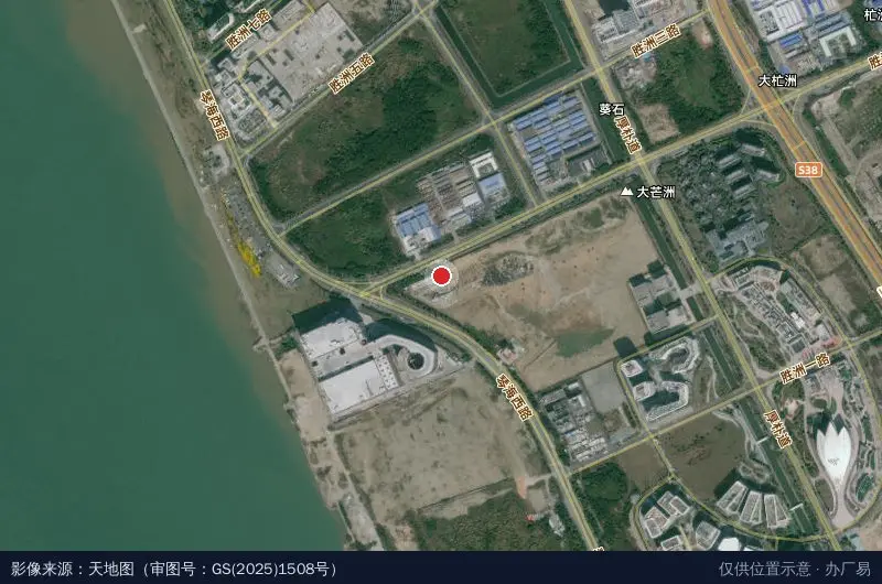 琴澳创新产业园(建设中)卫星位置示意图