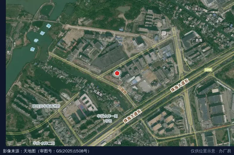 正菱·高科园(水岸)卫星位置示意图