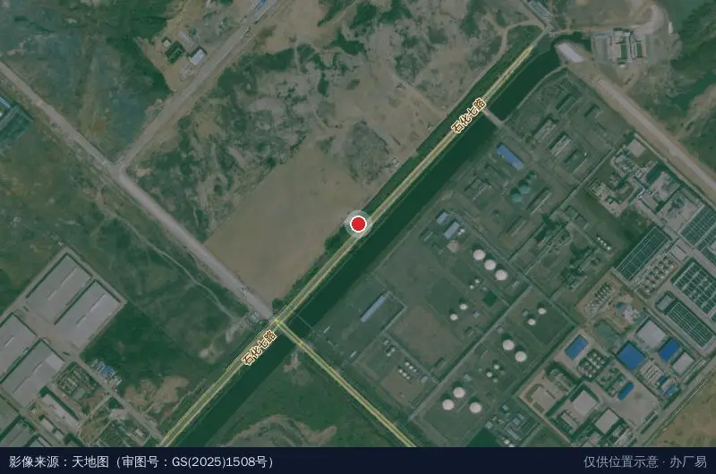 珠海经济技术开发区电子化学品产业园(建设中)卫星位置示意图