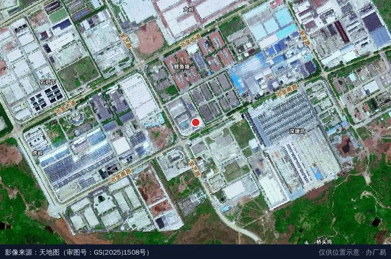 深奥科技工业园卫星位置示意图