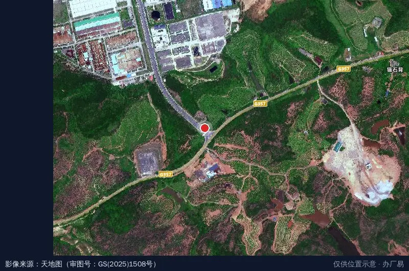 大唐工业园卫星位置示意图