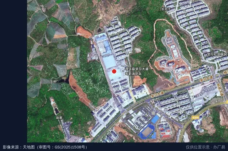 广寻现代物流园卫星位置示意图