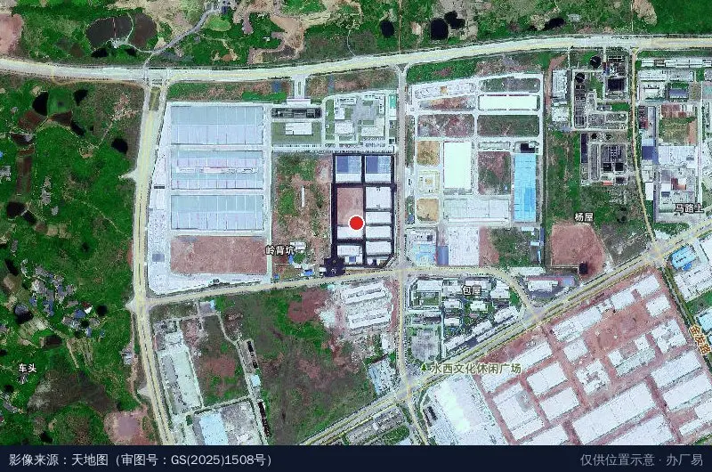 盛天谷.章贡区汽车配套产业园(建设中)卫星位置示意图