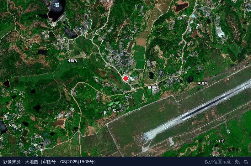 赣州经济技术开发区忠亮种植专业合作社卫星位置示意图