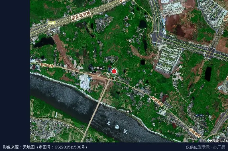 赣州市经济开发区鑫业铝艺厂卫星位置示意图