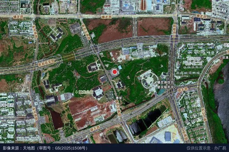 赣州经济技术开发区住房和建设局卫星位置示意图