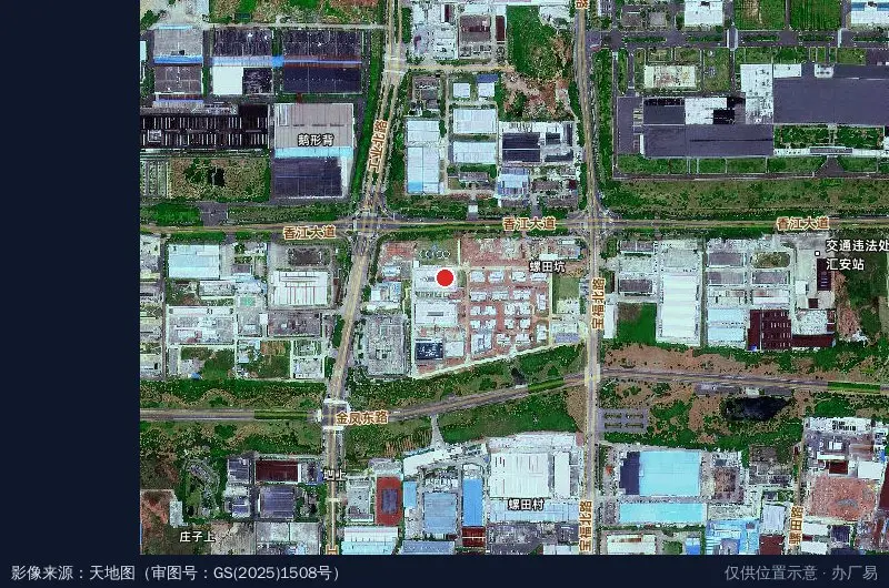赣州经济技术开发区建筑业协会卫星位置示意图