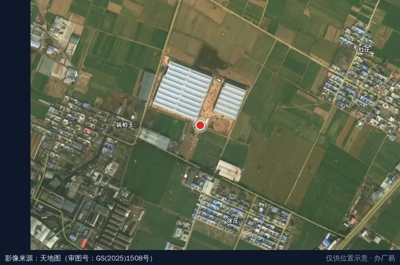 岗王园区卫星位置示意图
